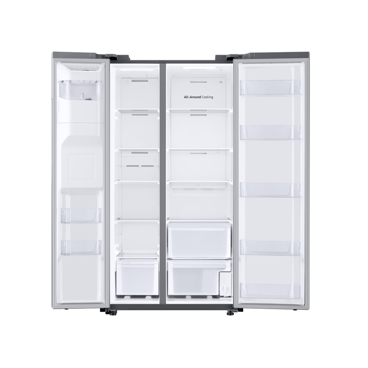 Nevera Side by Side 27 Pies con Dispensador Color Gris Samsung - Miniatura 3