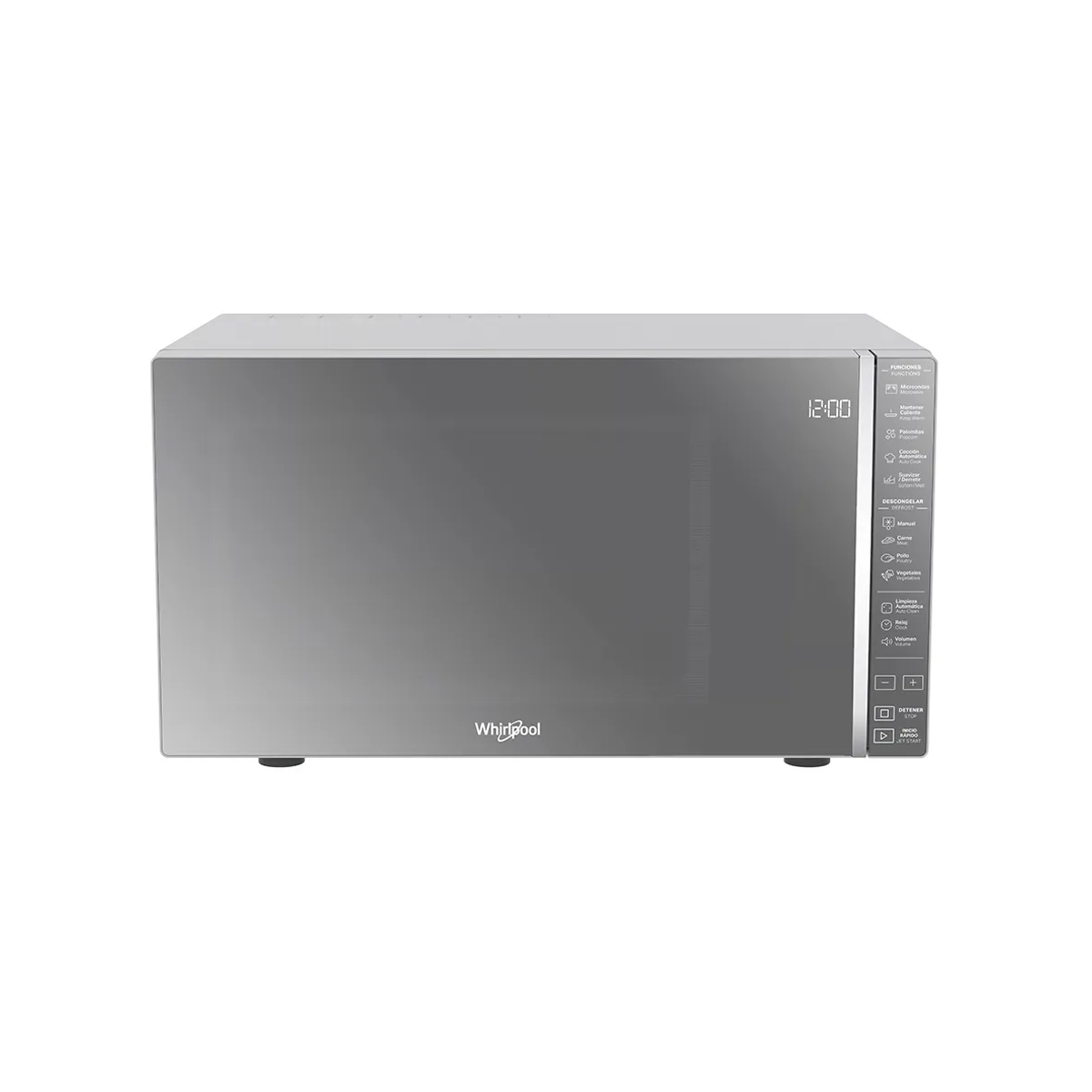 Microondas 0.7 Pies Acero Inoxidable Gris Whirlpool
