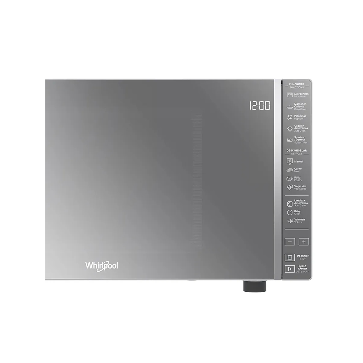 Microondas 0.7 Pies Acero Inoxidable Gris Whirlpool - Miniatura 4