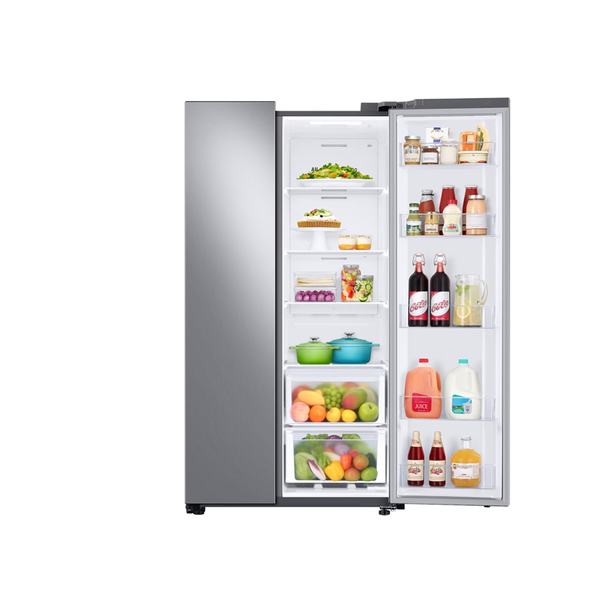 Nevera Side by Side Inverter 23 Pies de Acero Inoxidable Samsung - Miniatura 4
