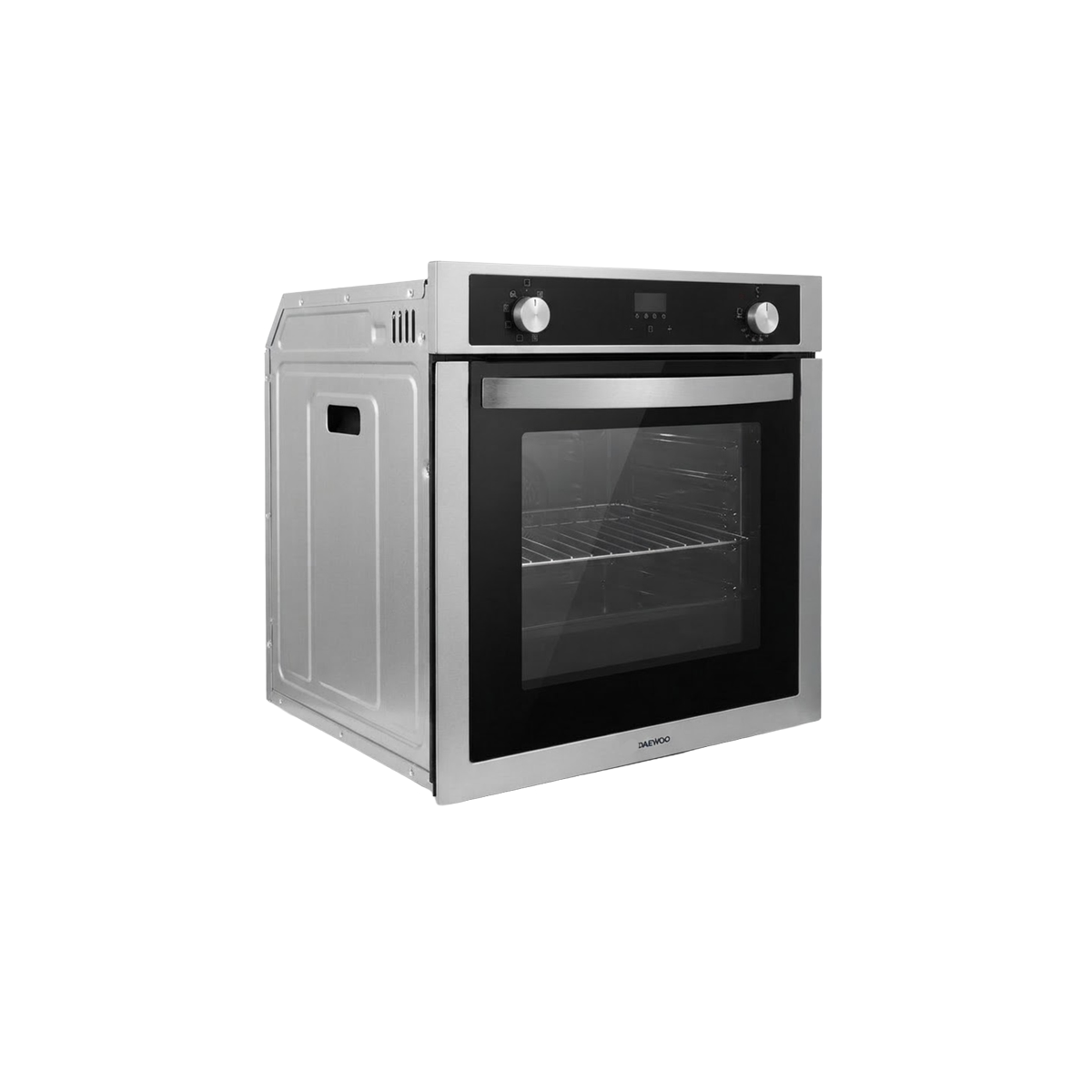 Horno Eléctrico Acero Inoxidable 8 Funciones Panel Digital y Perilla Daewoo - Miniatura 2