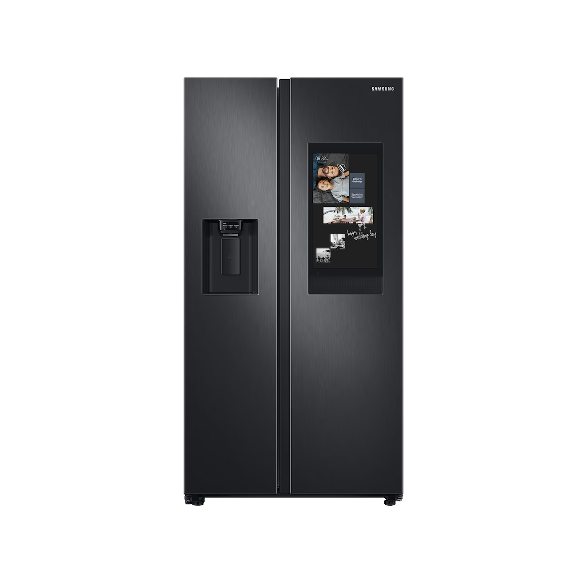 Nevera Side By Side Family Hub 27 pies color Negro Samsung