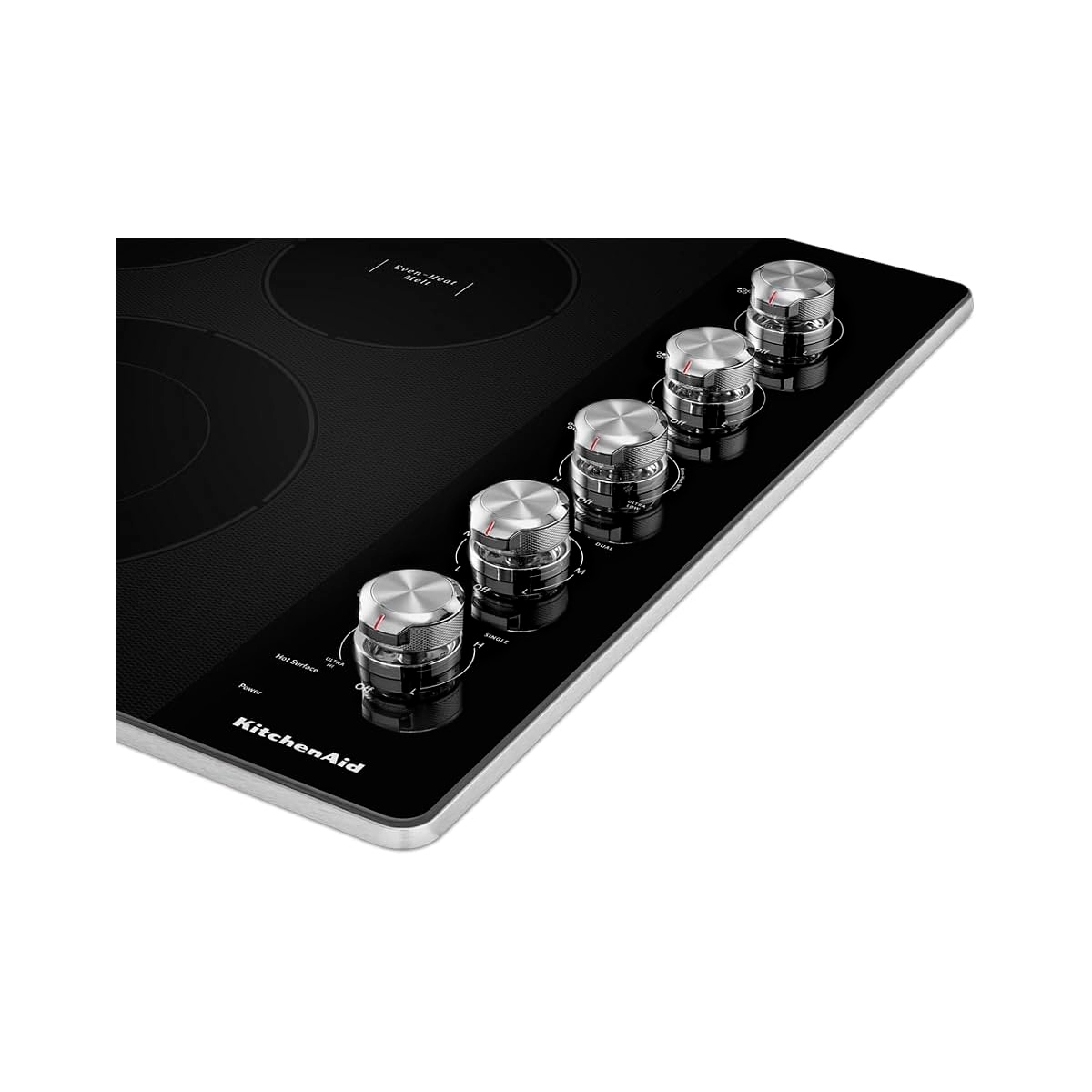 Tope Eléctrico 75 Cm 5 Hornillas Acero Inoxidable Y Vitrocerámica KitchenAid - Miniatura 3