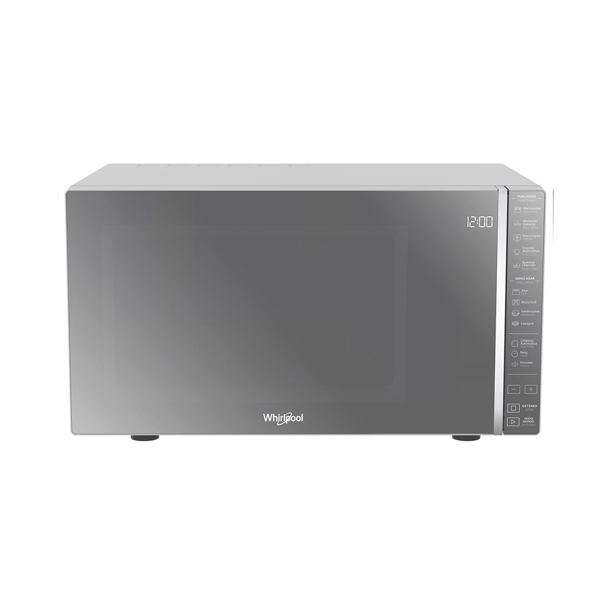 Microondas de 1.1 Pies Cubicos Color Plata Whirlpool