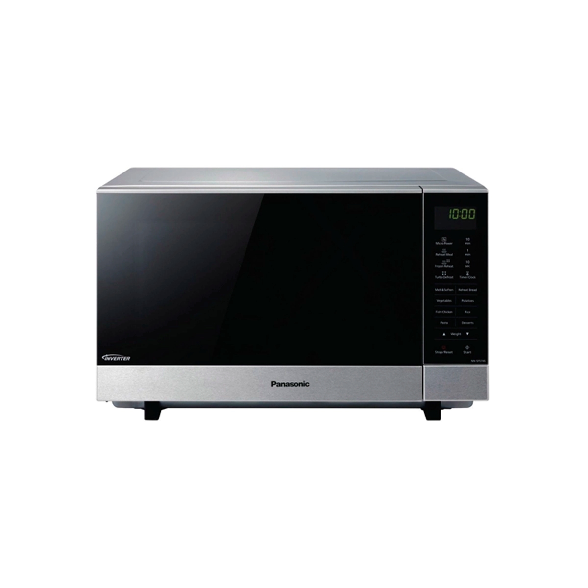 Horno Microondas Inverter De 1 Pie Cúbico Color Plata Panasonic