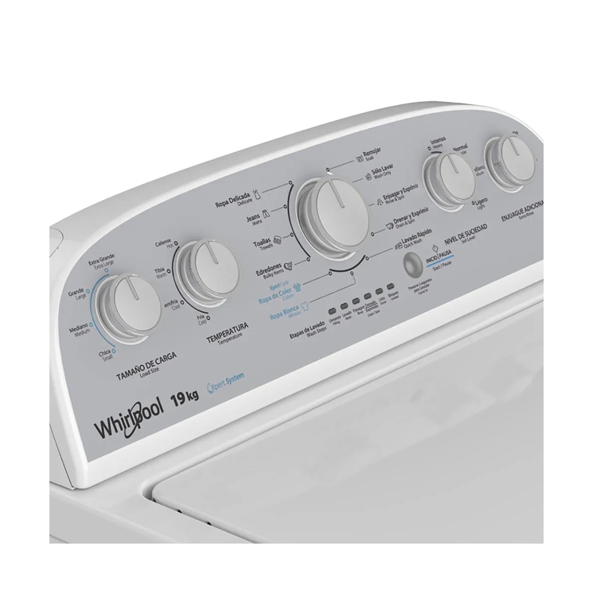Lavadora Carga Superior De 19 Kg Color Blanco Whirlpool - Miniatura 3