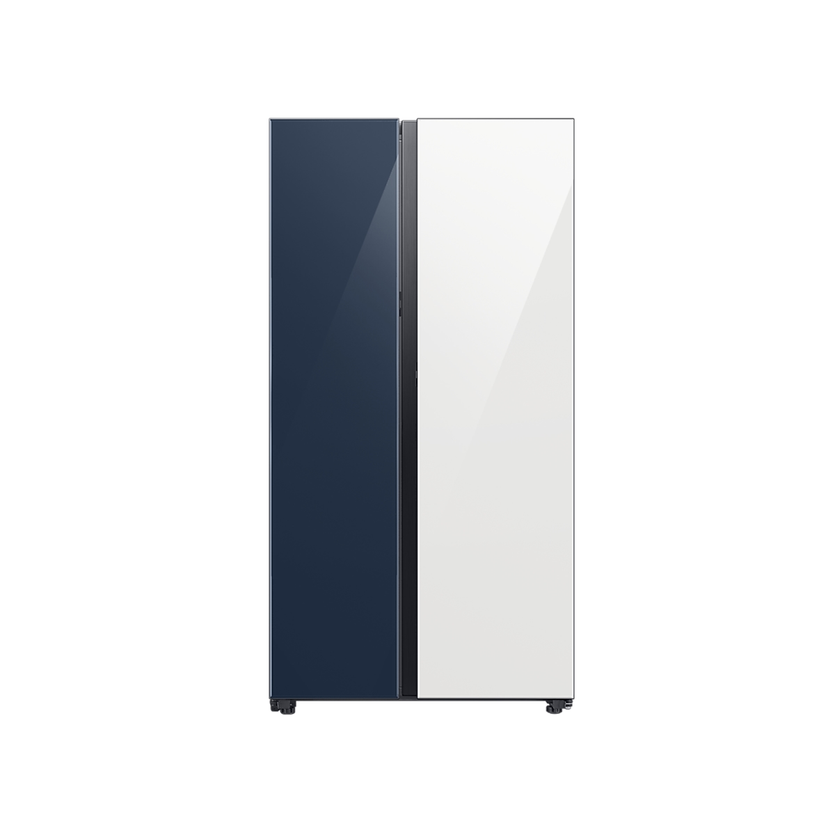 Nevera Side by Side Bespoke 28 Pies color Azul y Blanco Samsung