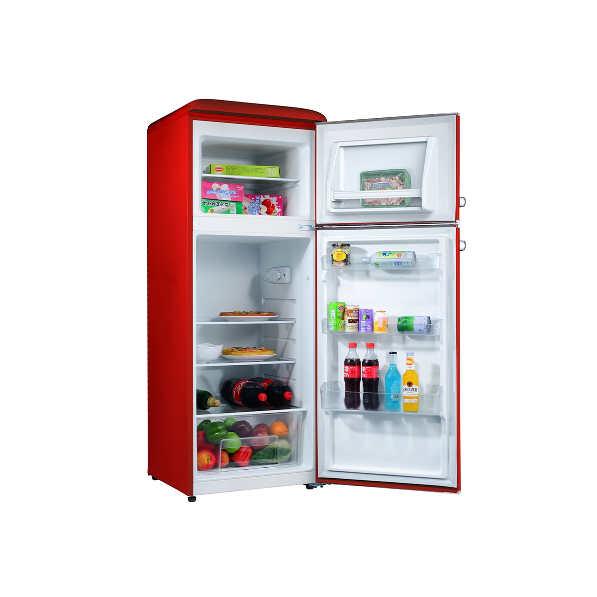 Nevera Retro 7 Pies color Rojo Ribelle - Miniatura 3