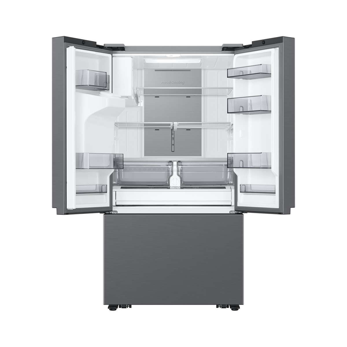 Nevera French Door 32 Pies de Acero Inoxidable color Plata Samsung - Miniatura 3