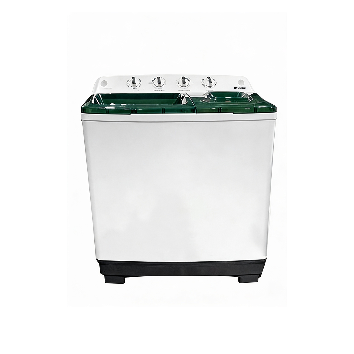 Lavadora Semiautomática Doble Tina De 15 Kg Color Blanco Hyundai