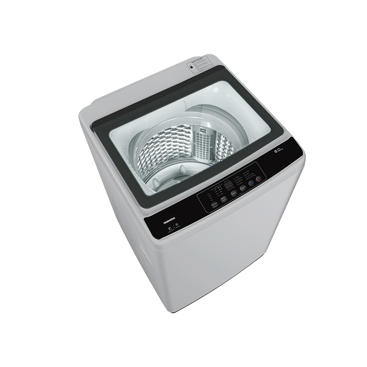 Lavadora Automática Carga Superior De 10 Kg Color Gris Daewoo - Miniatura 3