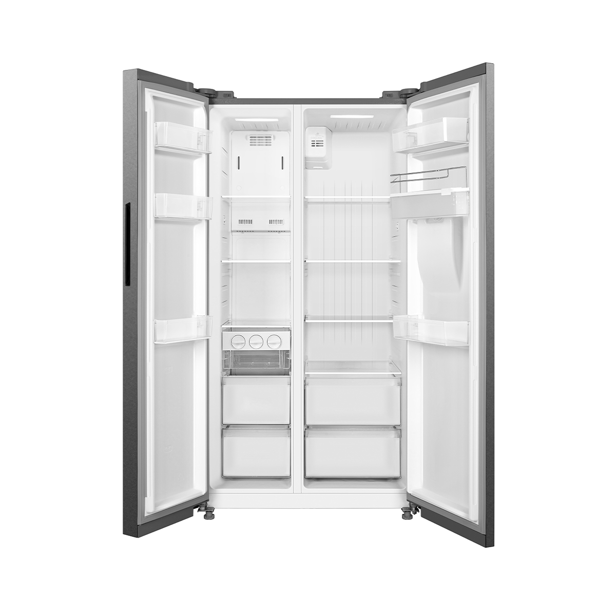 Nevera Side By Side de Acero Inoxidable Con Dispensador Hyundai - Miniatura 3