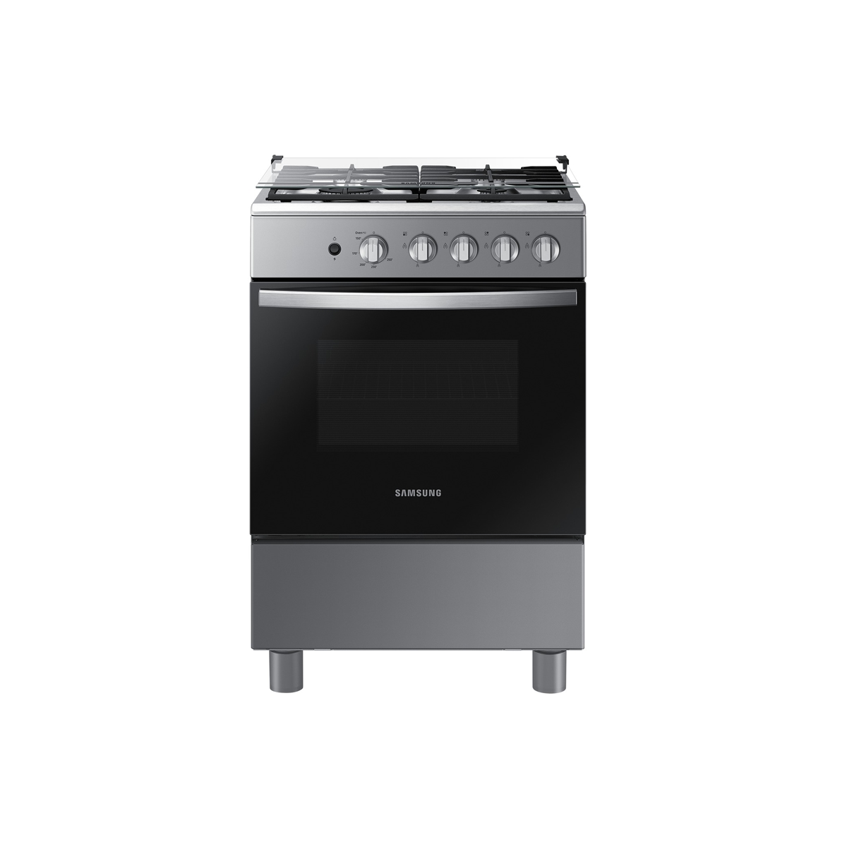 Cocina A Gas 24 Pulgadas 4 Hornillas En Acero Inoxidable Samsung