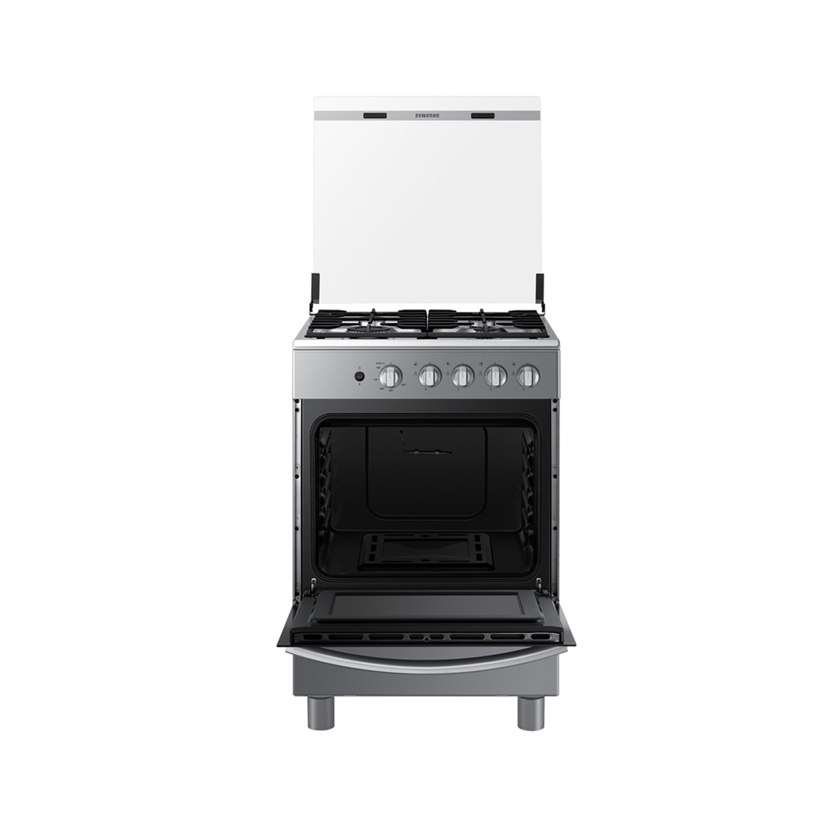 Cocina A Gas 24 Pulgadas 4 Hornillas En Acero Inoxidable Samsung - Miniatura 3