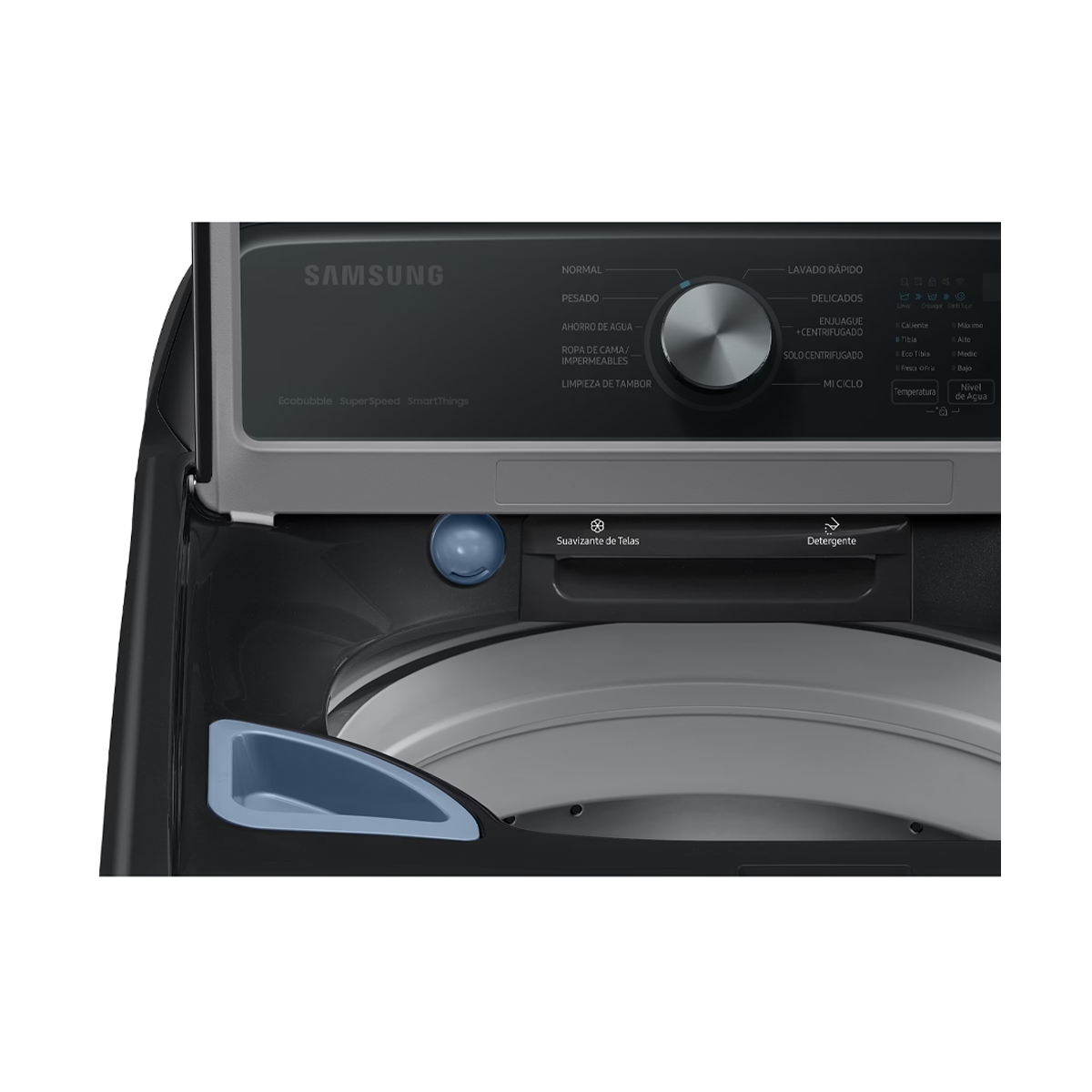 Lavadora Carga Superior De 23 Kg Color Negro Samsung - Miniatura 4