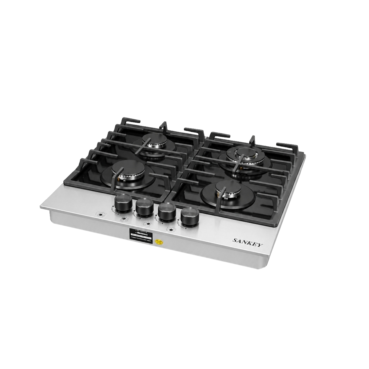 Tope De Cocina a Gas 75 Cm 5 Hornillas Vidrio Hyundai - Miniatura 2