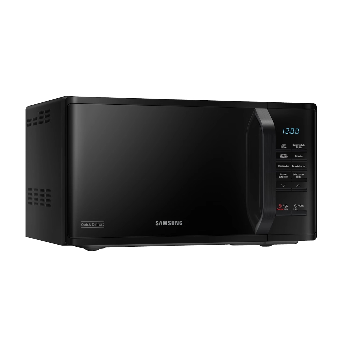 Microondas 0.8 Pies Acero Inoxidable Color Negro Samsung - Miniatura 2