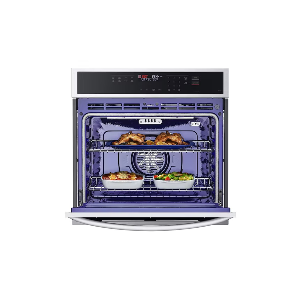 Horno Eléctrico de 30 Pulgadas Smart Air Fry en Acero Inoxidable Color Plata LG - Miniatura 3