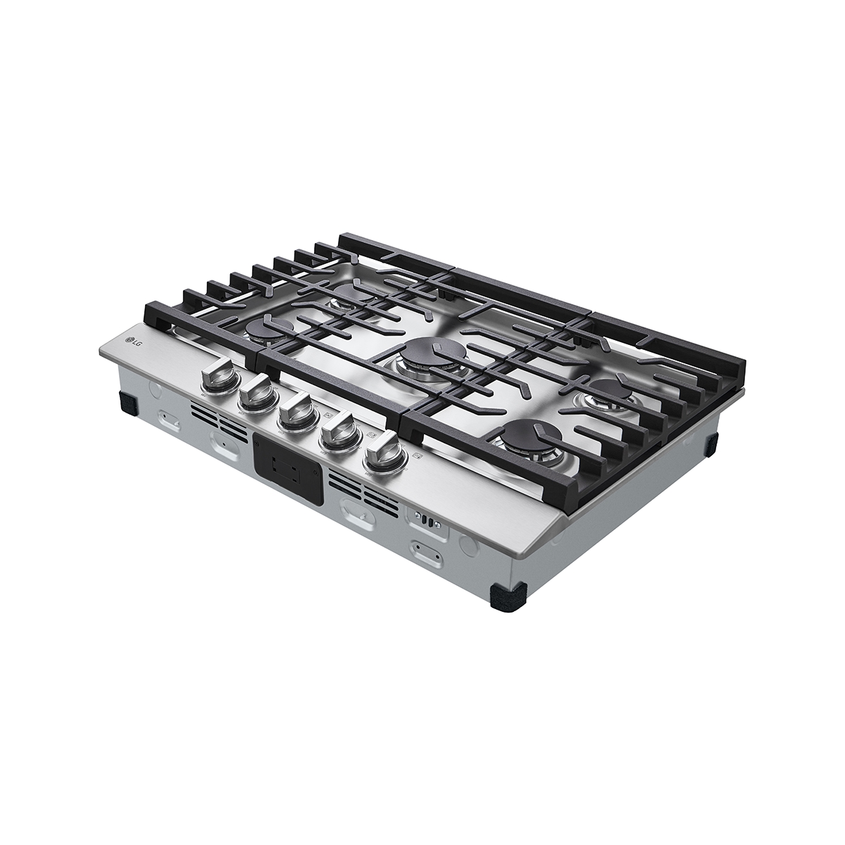Tope A Gas De 75 Cm Con 5 Hornillas En Acero Inoxidable LG - Miniatura 2