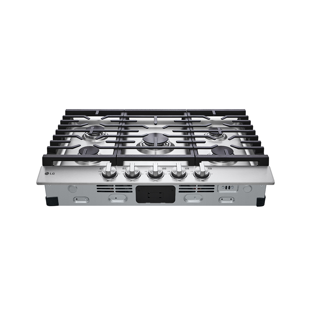 Tope A Gas De 75 Cm Con 5 Hornillas En Acero Inoxidable LG - Miniatura 3