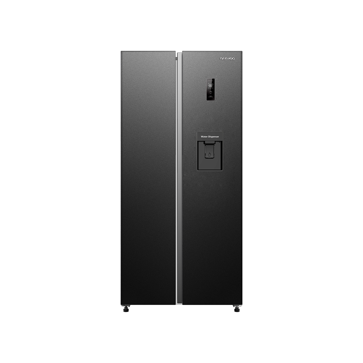 Nevera Side By Side 16 pies Acero Inoxidable Color Negro Daewoo