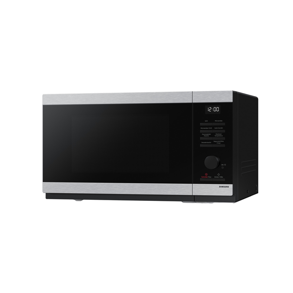 Horno Microondas Con Grill 1.0 Pie Acero Inoxidable Color Gris Samsung - Miniatura 2