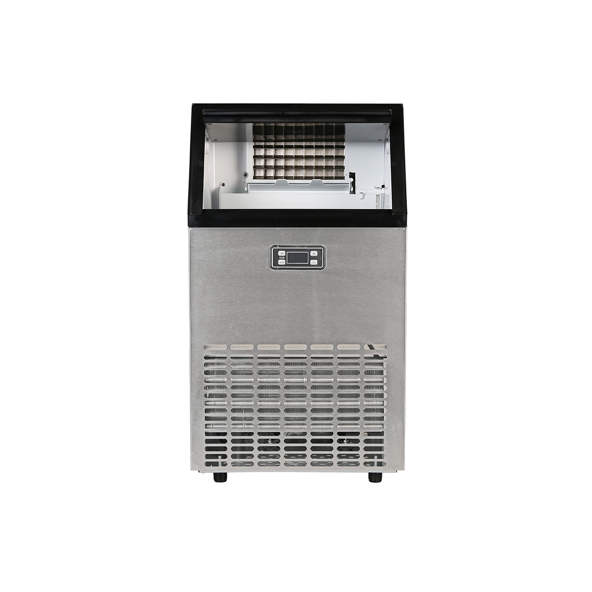 Fabricador De Hielo 45 Kg Acero Inoxidable Ice Maker