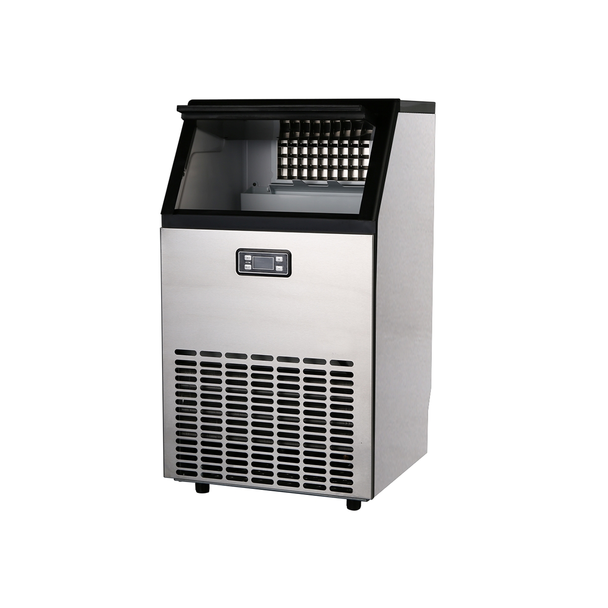 Fabricador De Hielo 45 Kg Acero Inoxidable Ice Maker - Miniatura 2