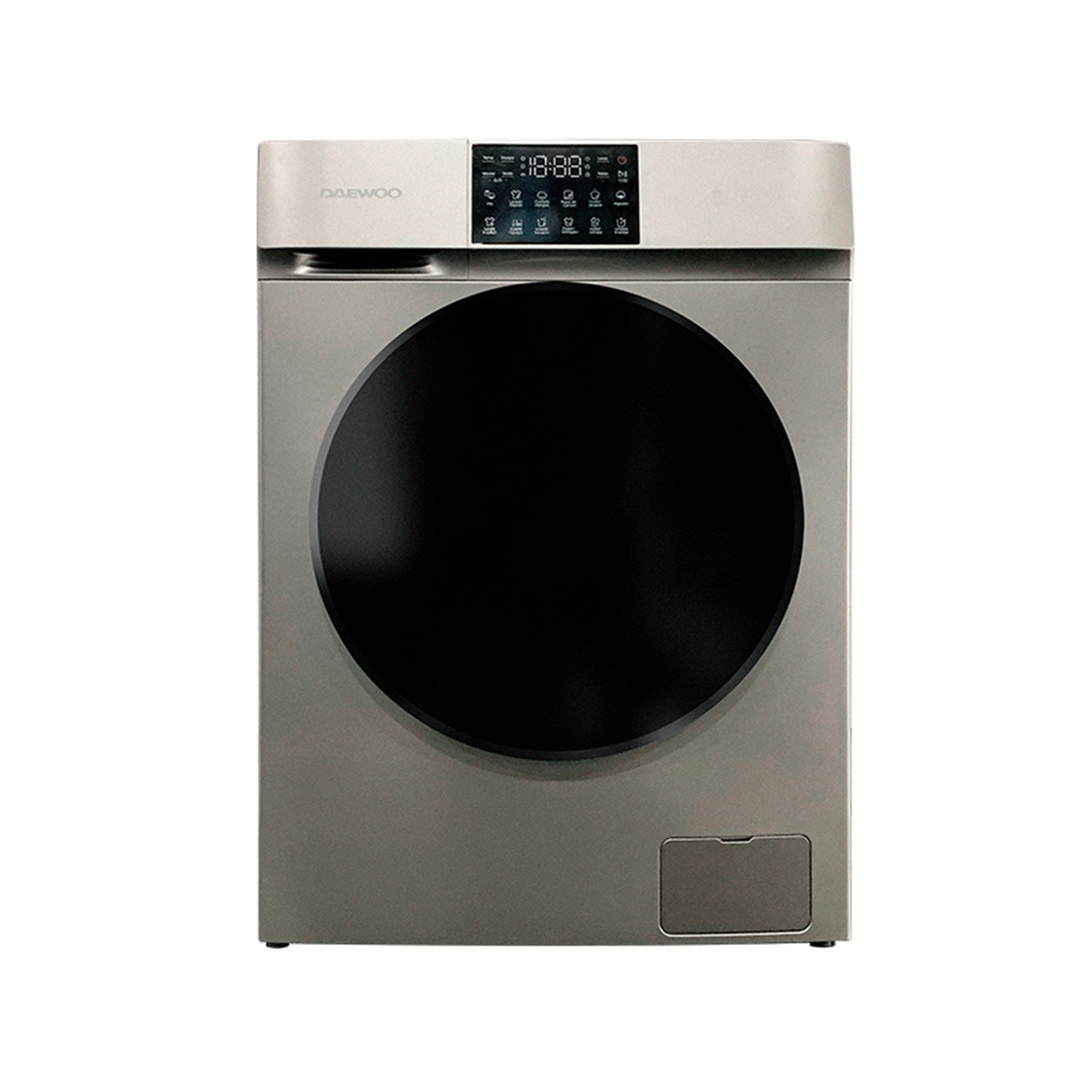 Lavadora Y Secadora Carga Frontal De 12kg Color Gris Daewoo