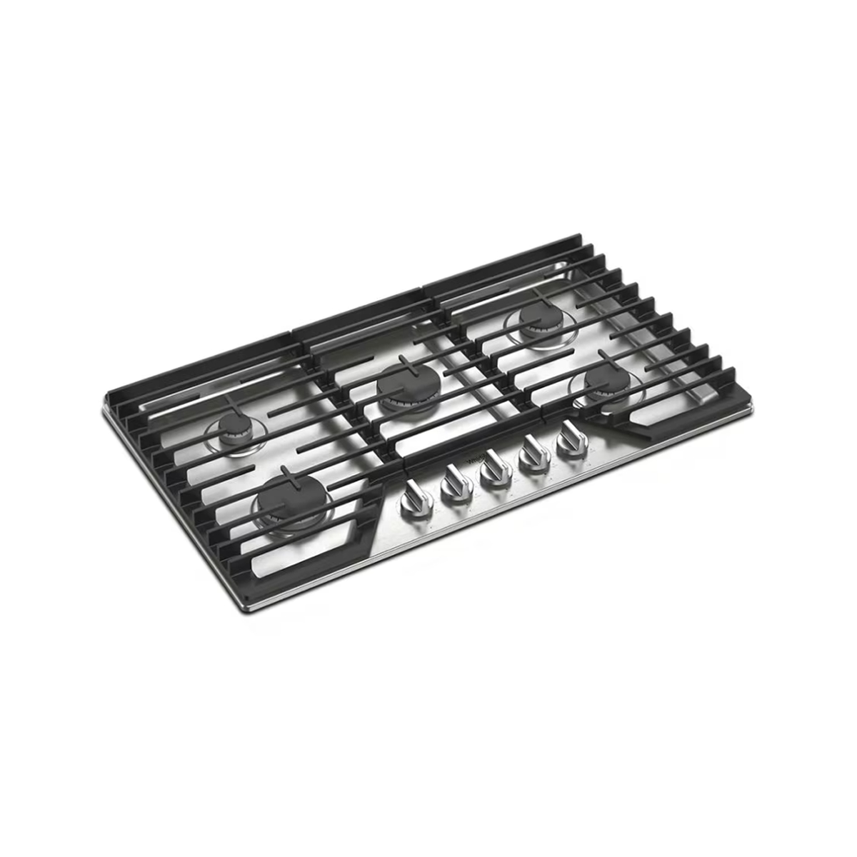 Tope a Gas 90 Cm 5 Hornillas en Acero Inoxidable Whirlpool - Miniatura 2