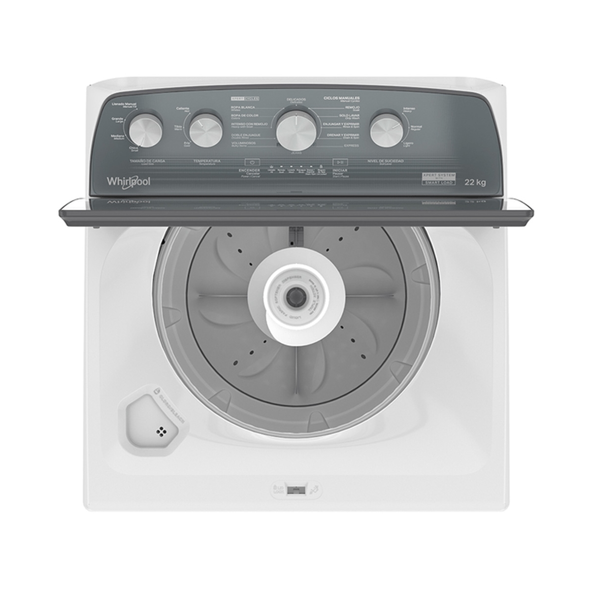 Lavadora Carga Superior De 22 Kg Xpert System Color Blanco Whirlpool - Miniatura 3