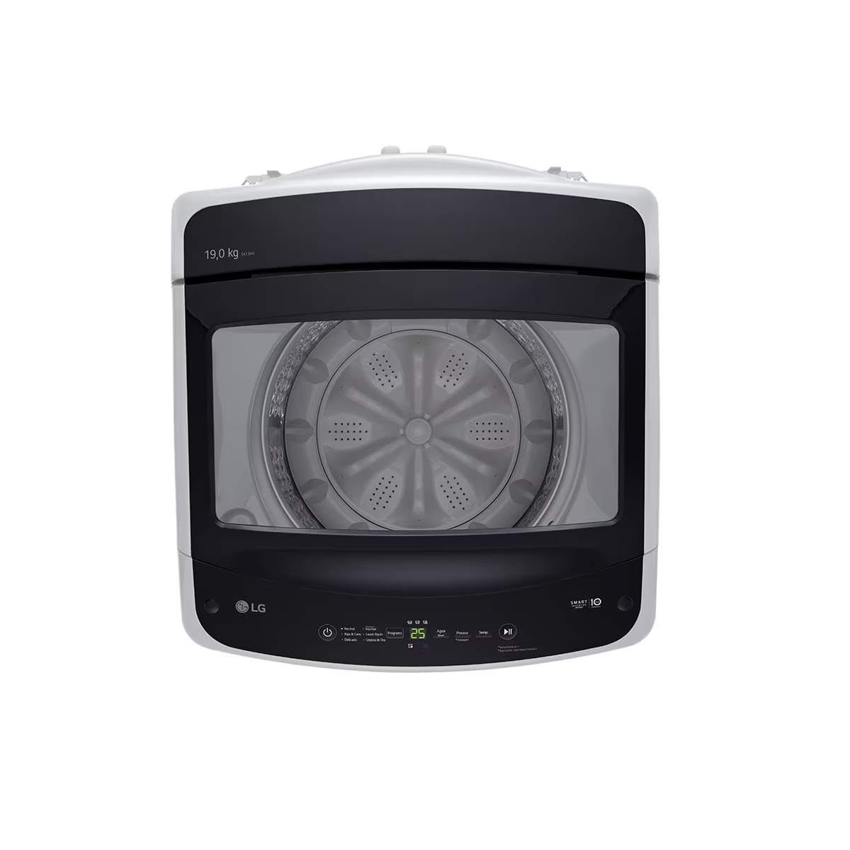 Lavadora Carga Superior De 19 Kg Color Gris LG - Miniatura 4