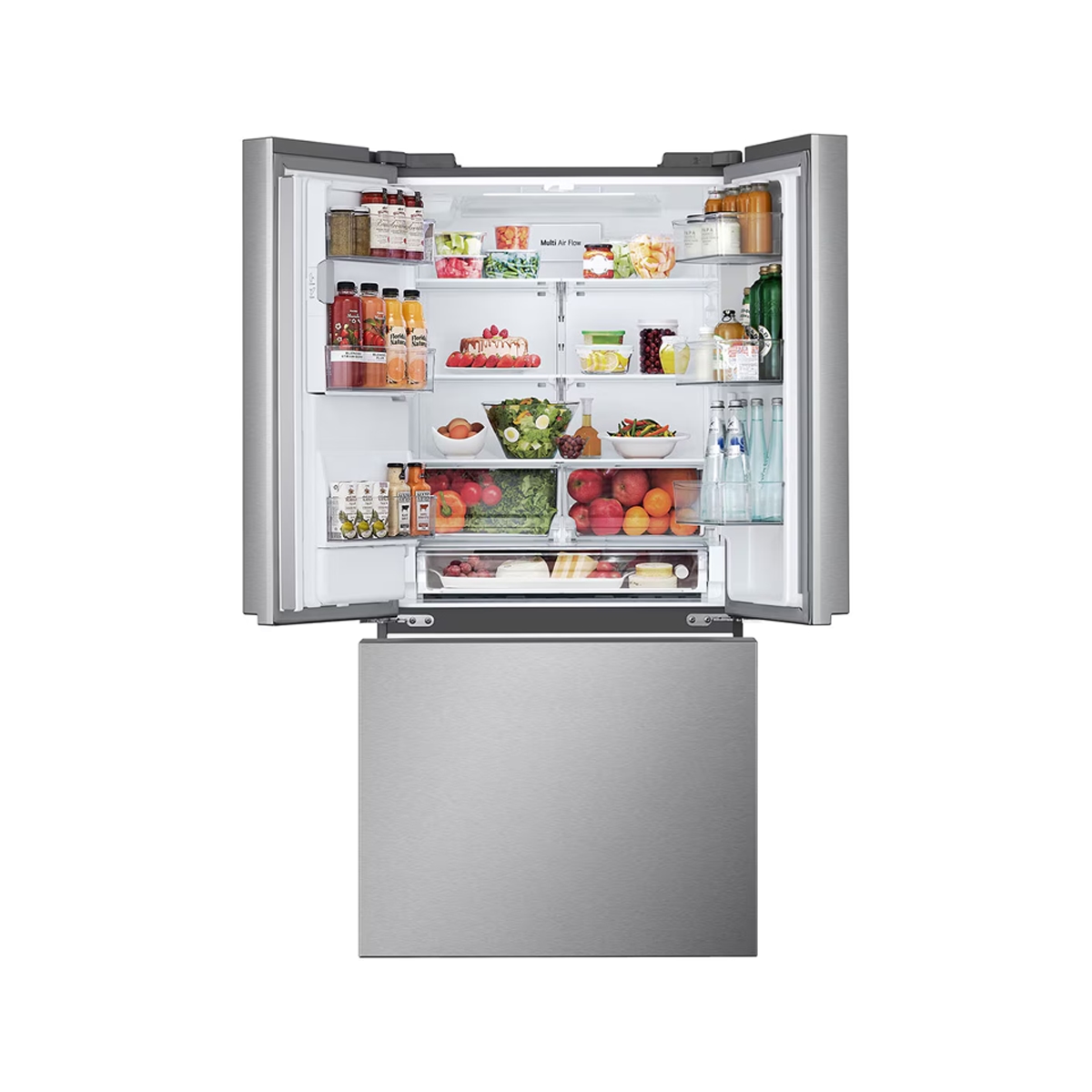 Nevera French Door 25 Pies Con Dispensador color Plata LG - Miniatura 3