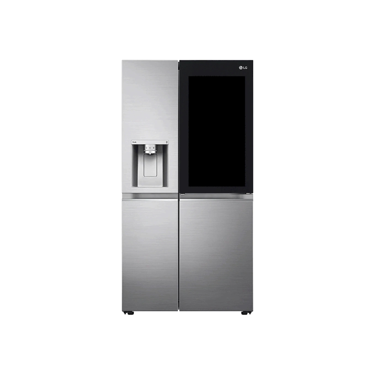 Nevera Side By Side InstaView de 24 Pies con Dispensador color Gris LG