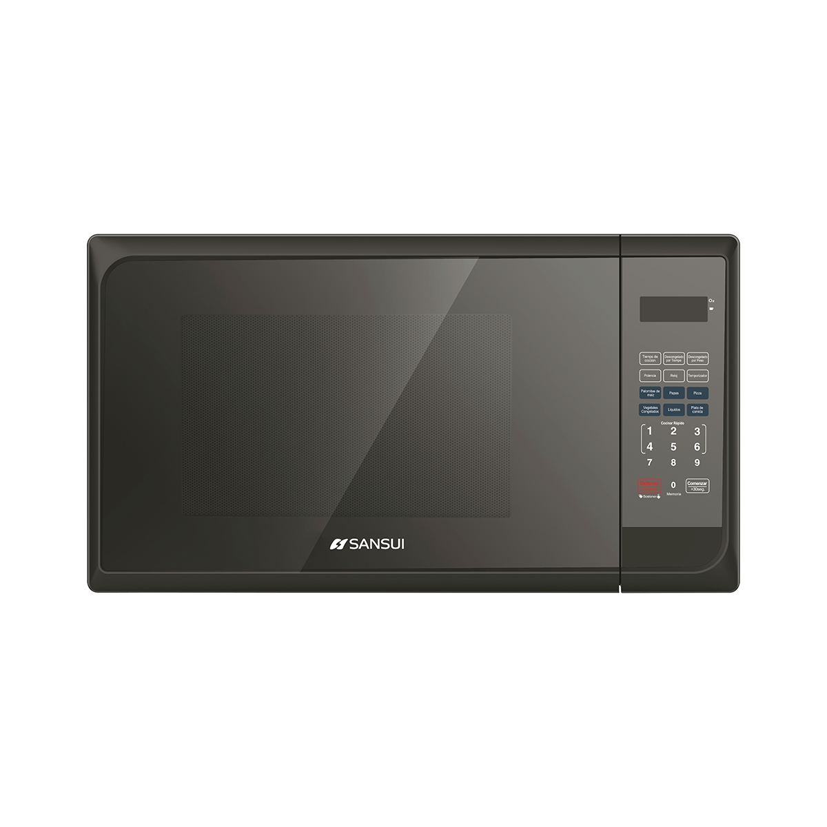 Microondas de 0.8 Pies Cubicos Color Negro Sansui