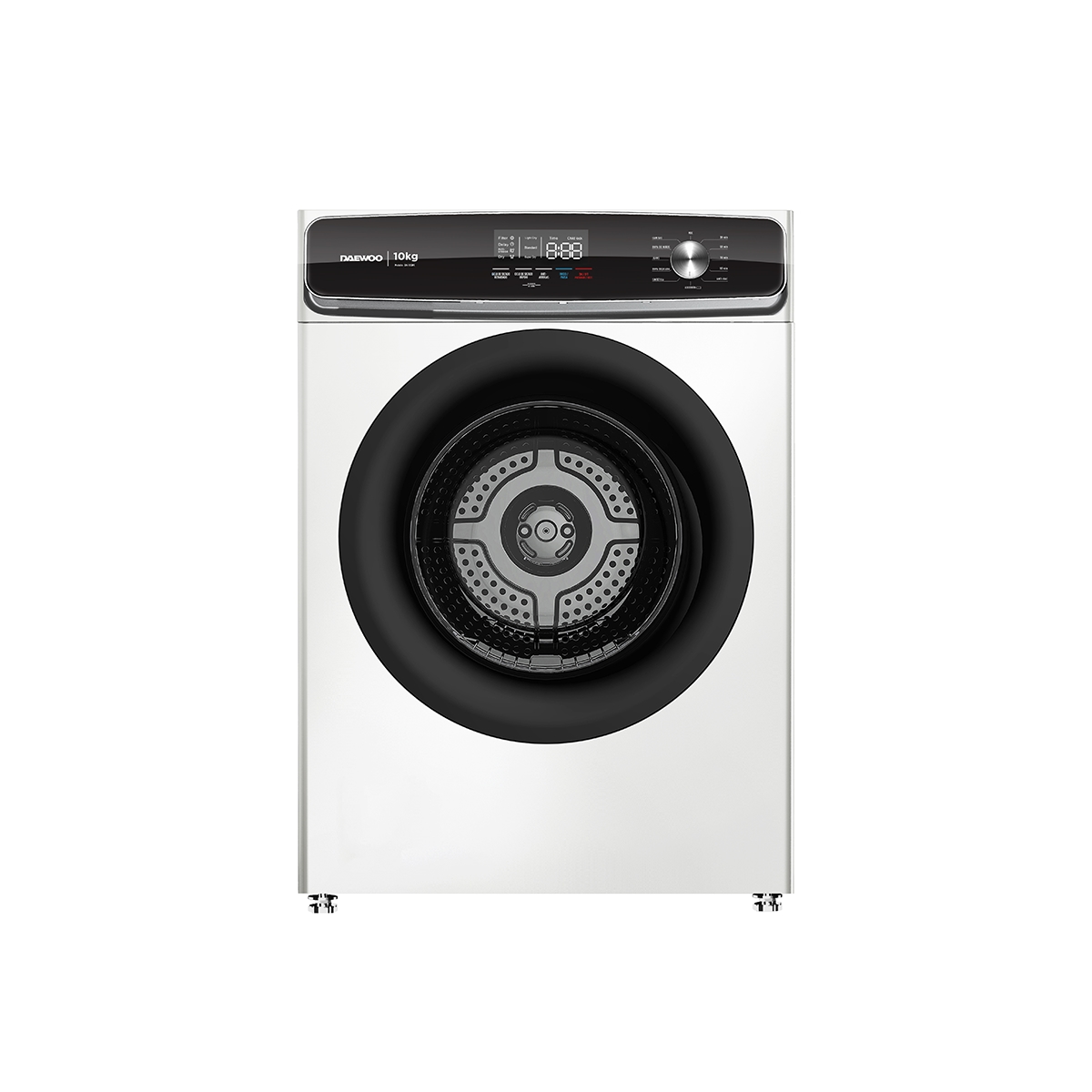 Secadora De Carga Frontal 10 Kg Color Blanco Daewoo