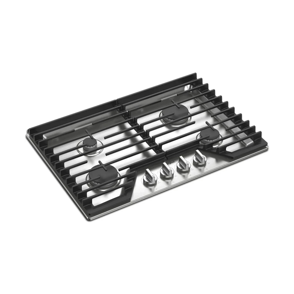Tope A Gas 75 Cm De 4 Hornillas En Acero Inoxidable Whirlpool - Miniatura 2