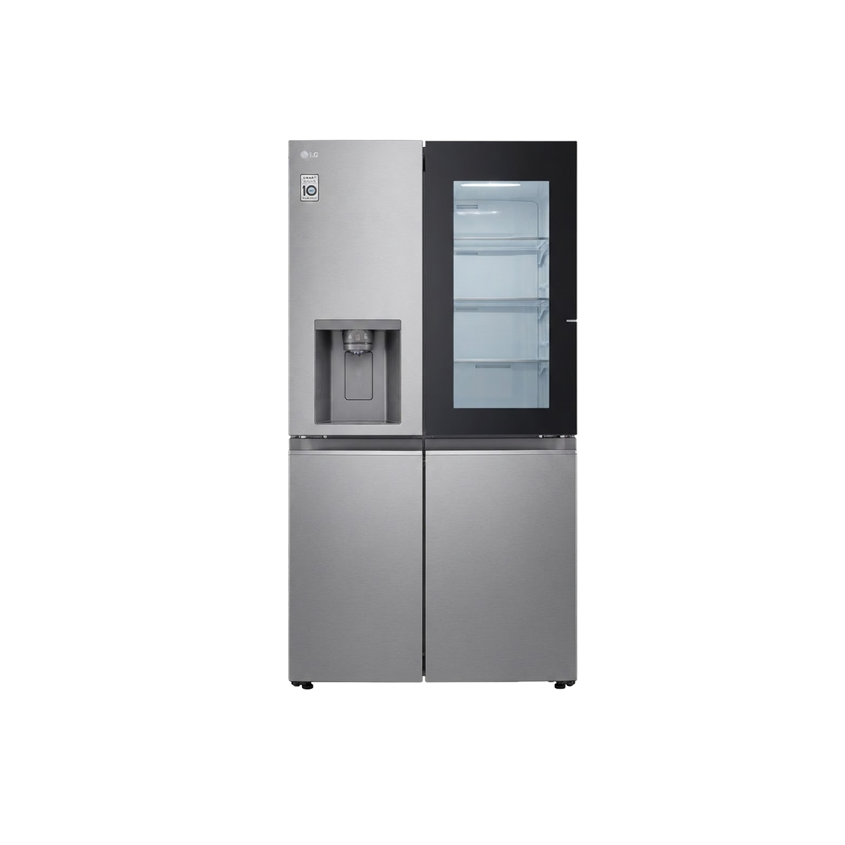 Nevera Side by Side 27 Pies con Dispensador color Plata LG