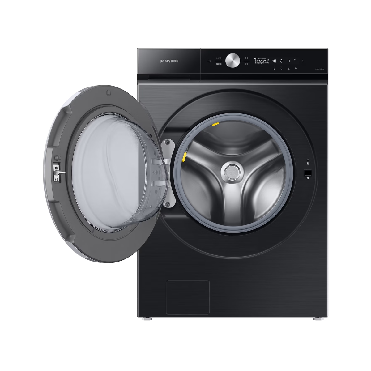 Lavadora Automática Carga Frontal De 25 Kg Bespoke Color Negro Samsung - Miniatura 4