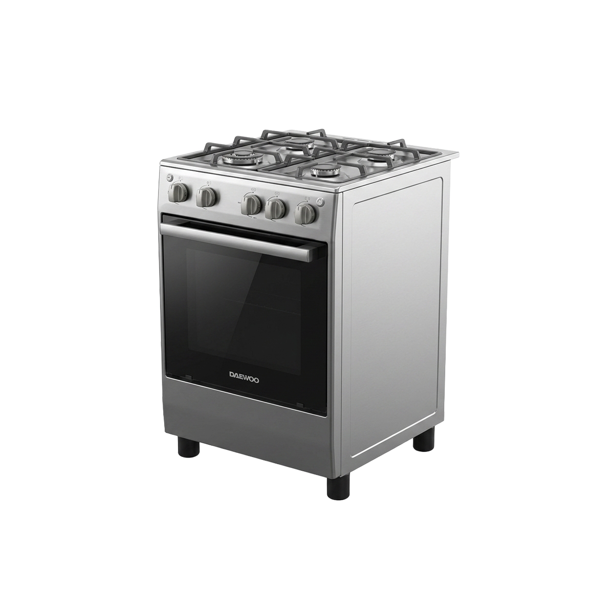 Cocina A Gas 20 Pulgadas 4 Hornillas En Acero Inoxidable Daewoo - Miniatura 2