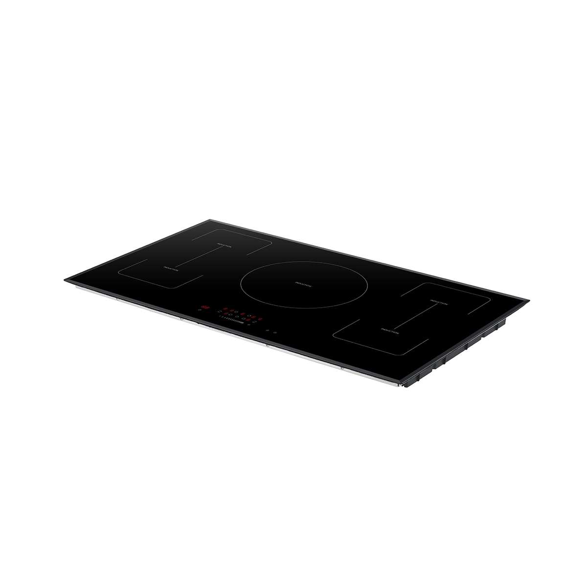 Tope De Inducción 90 Cm De 5 Hornillas Color Negro Ribelle - Miniatura 2