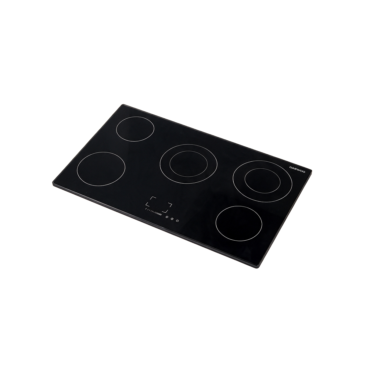 Tope De Cocina Eléctrico 90 Cm Vidrio De 5 Hornillas Daewoo - Miniatura 2