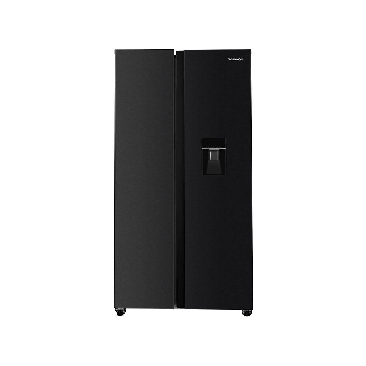 Nevera Side By Side Inverter 20 Pies Con Dispensador de Acero Inoxidable color Negro Daewoo