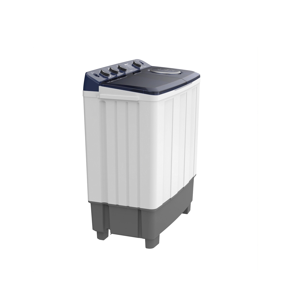Lavadora Semiautomática Doble Tina De 12 Kg Color Gris Daewoo - Miniatura 2
