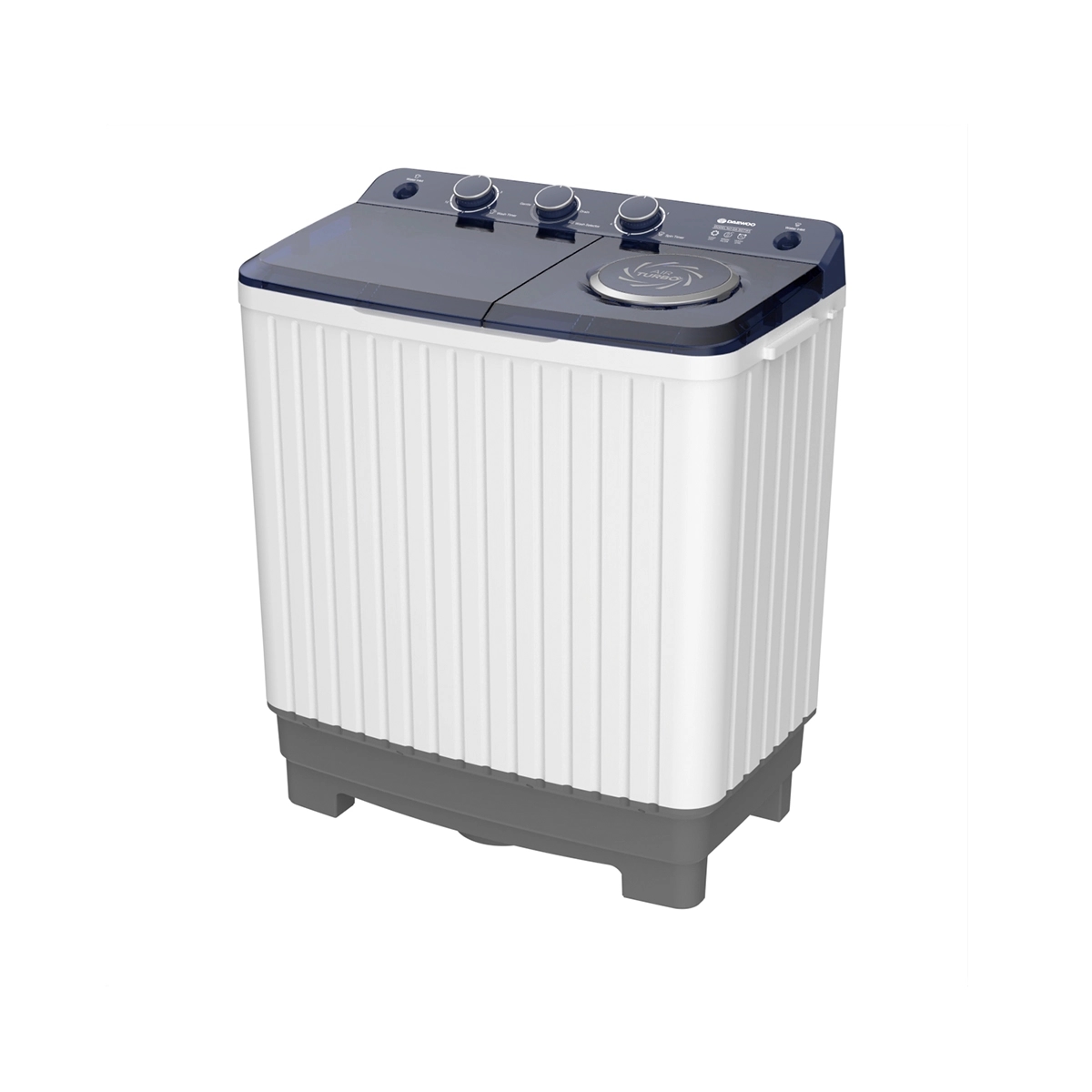 Lavadora Semiautomática 9 Kg Gris Daewoo - Miniatura 2