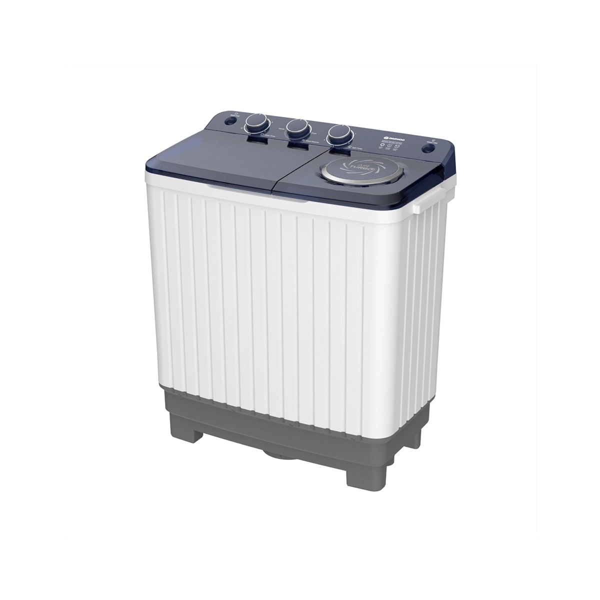 Lavadora Semiautomática Doble Tina 07 Kg Color Gris Daewoo - Miniatura 2