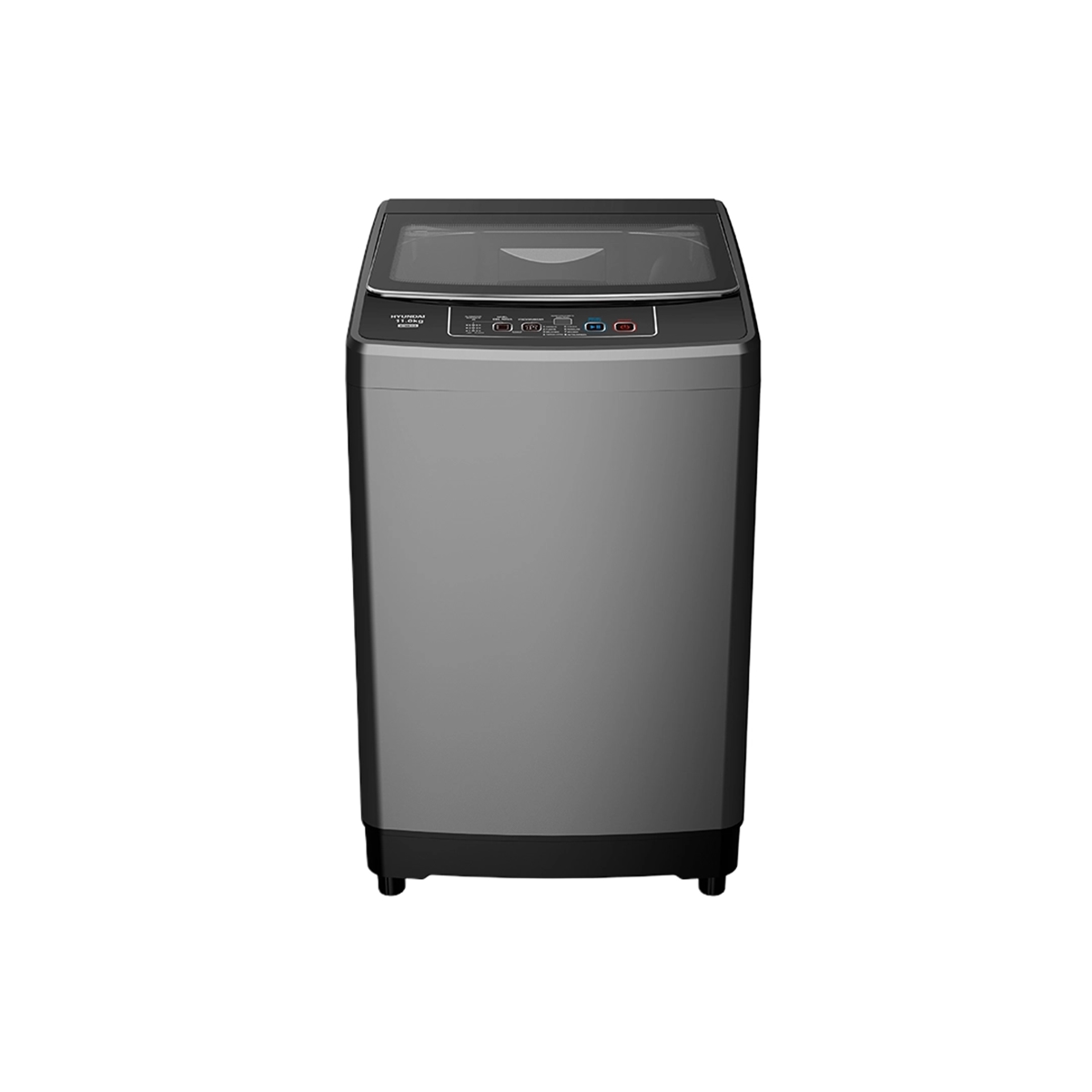Lavadora Carga Superior De 11 Kg Color Gris Hyundai