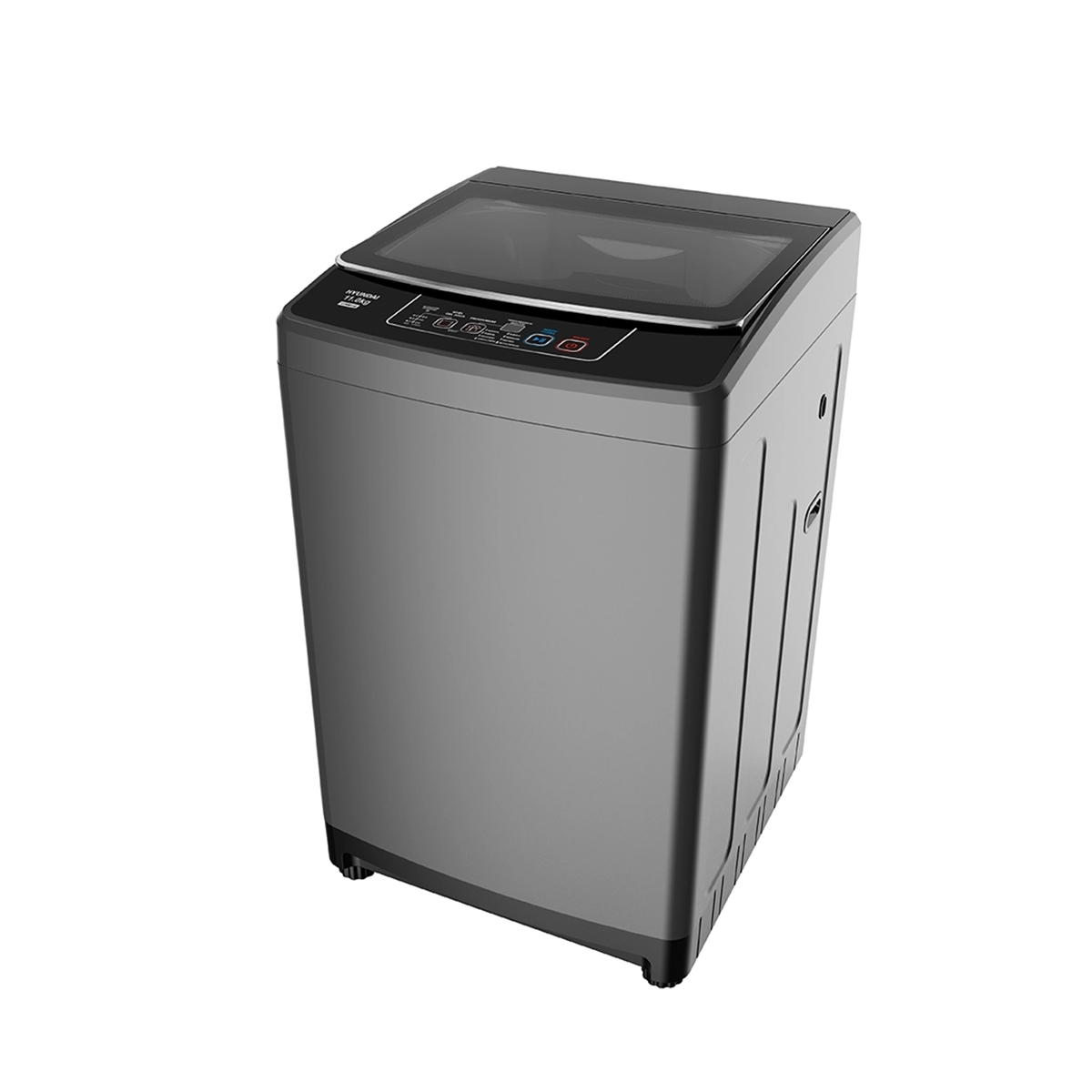 Lavadora Carga Superior De 11 Kg Color Gris Hyundai - Miniatura 2