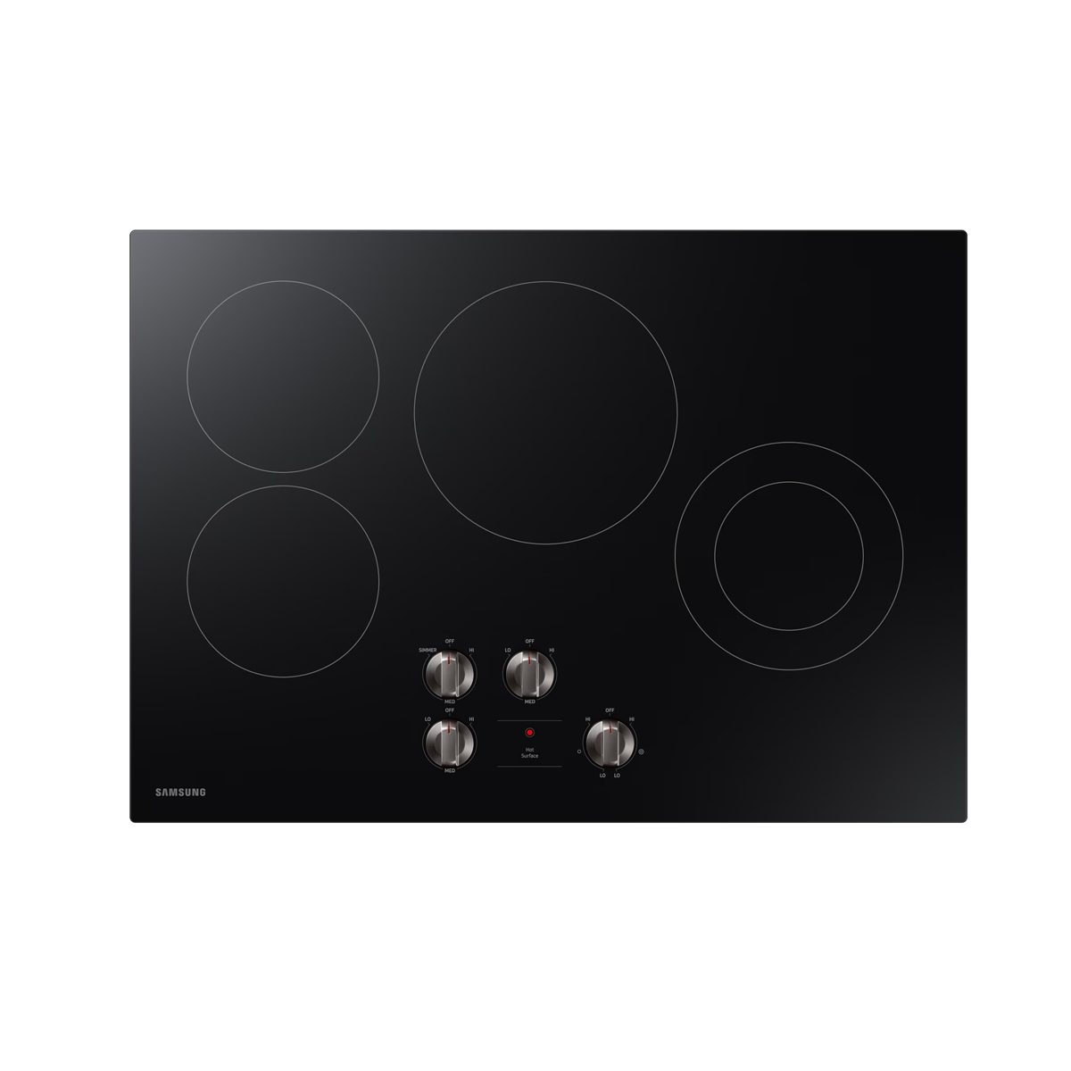 Tope de Cocina Eléctrico Vitrocerámico de 75cm con 4 Hornillas Samsung