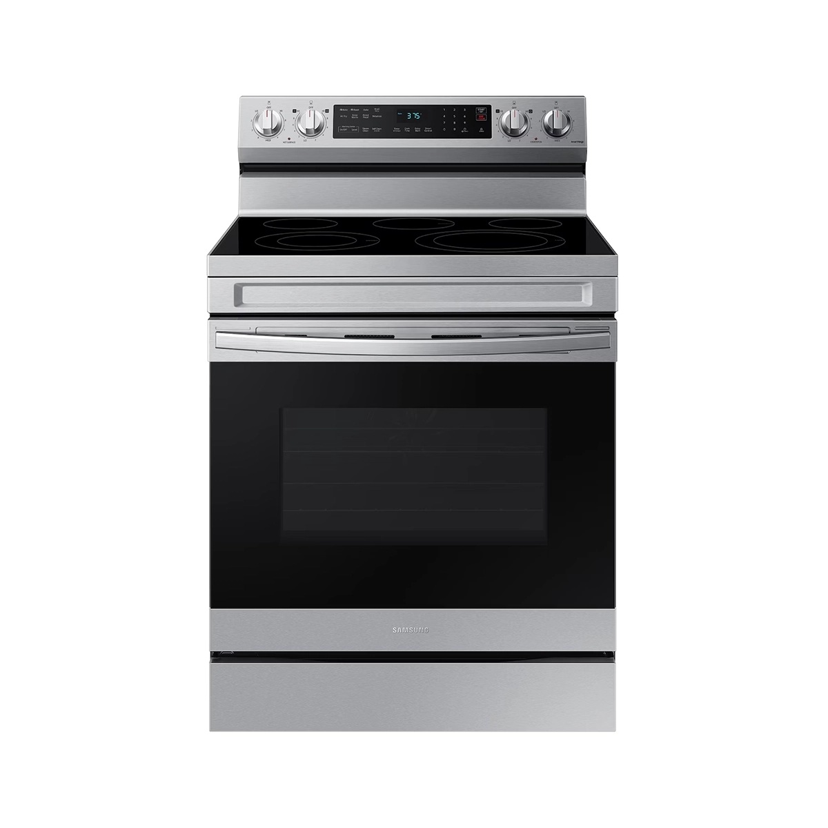 Cocina Electrica 30 Pulgadas 5 Hornilla WiFi en Acero Inoxidable Samsung